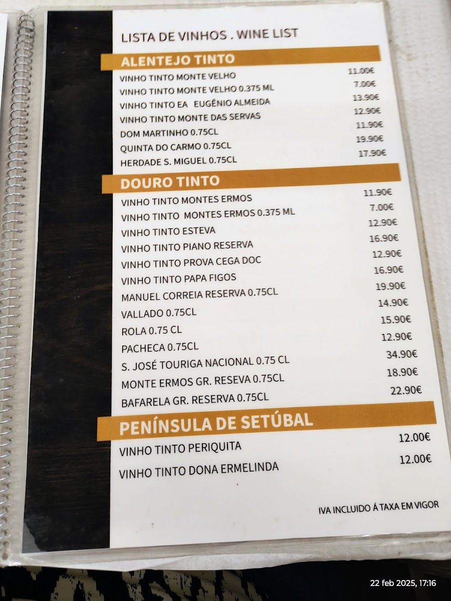 Menu Restaurante Lagoa Verde-3