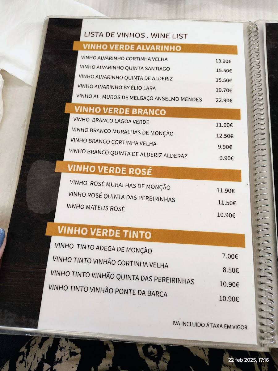 Menu Restaurante Lagoa Verde-4