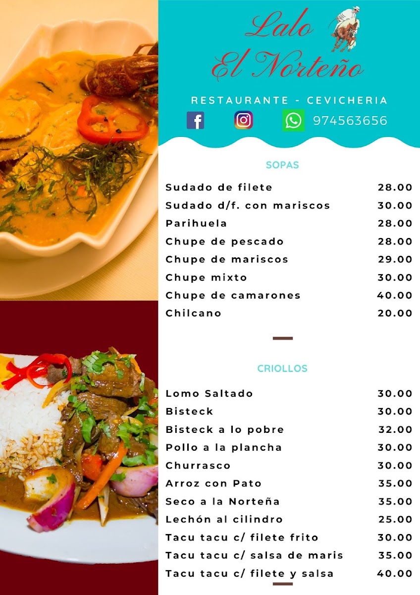 Menu Restaurante Lalo El Norteño-4