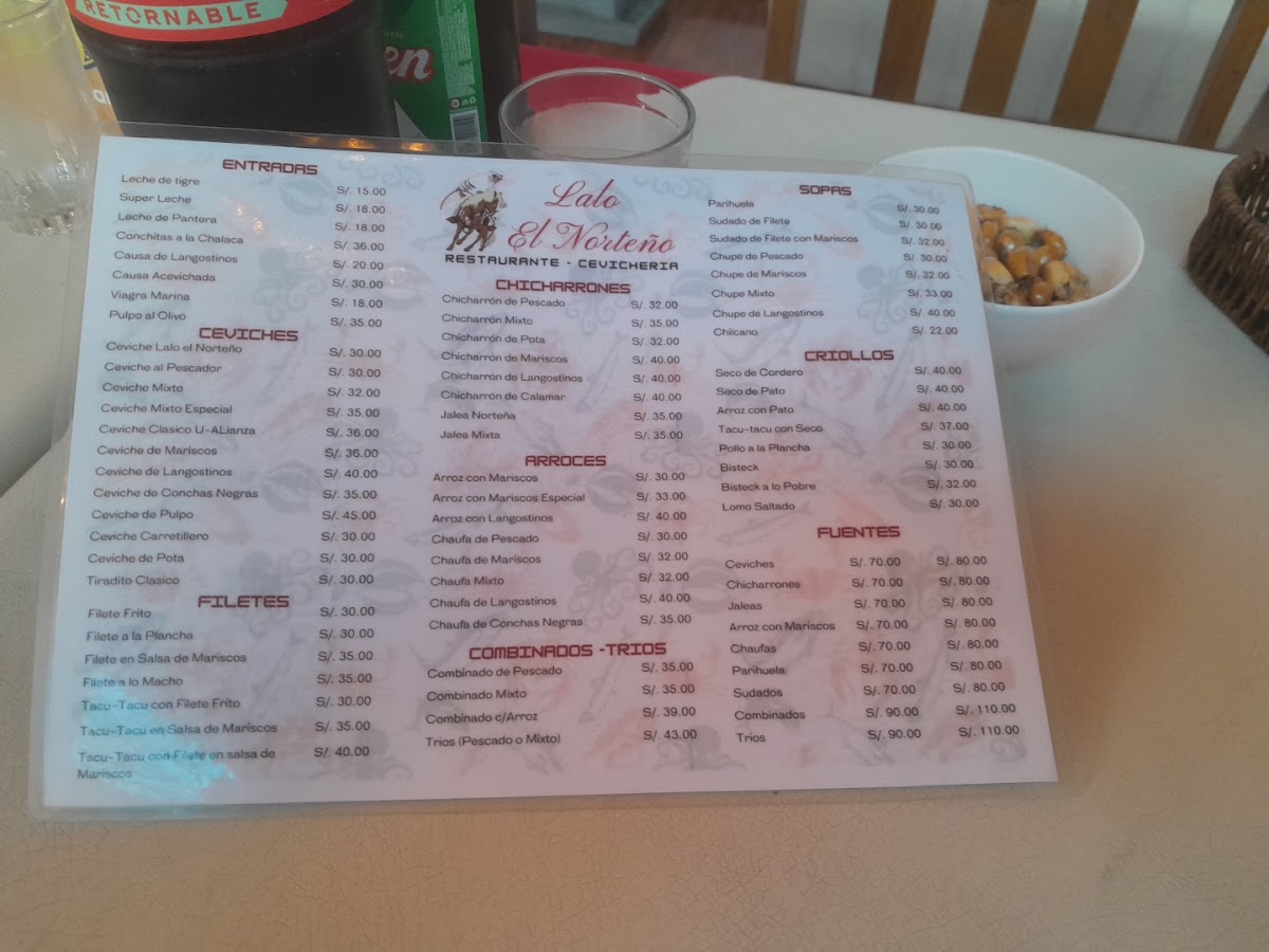 Menu Restaurante Lalo El Norteño-7
