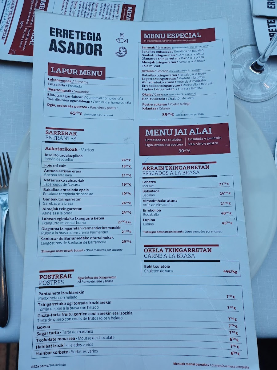 Menu Restaurante Lapur Errota-2
