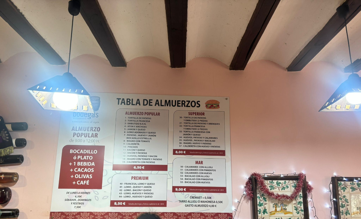 Menu Restaurante Las Bodegas-2