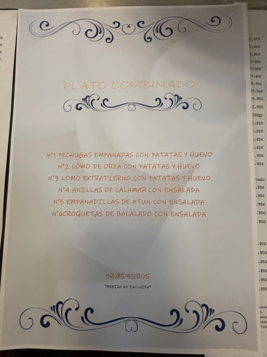 Menu Restaurante 'las Tinajas'-6