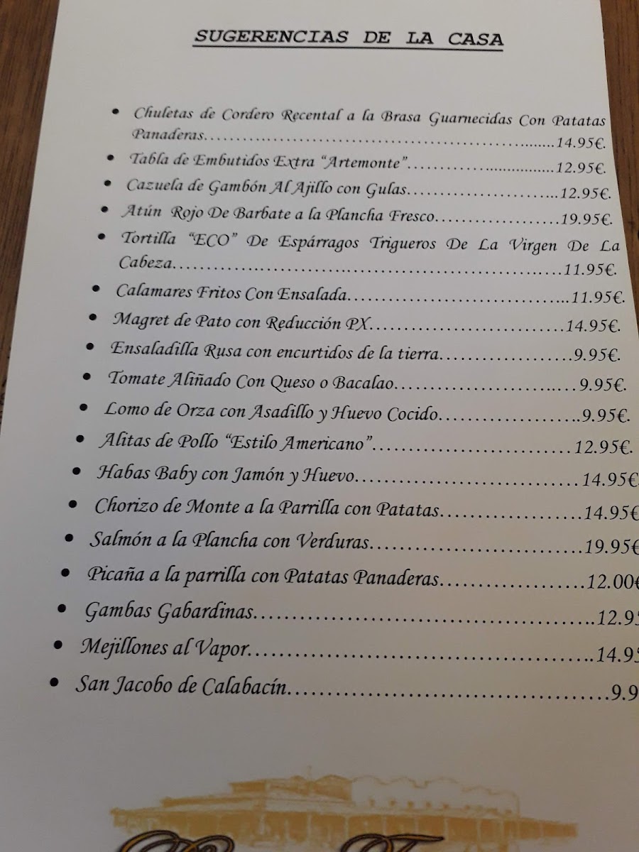 Menu Restaurante 'las Tinajas'-8
