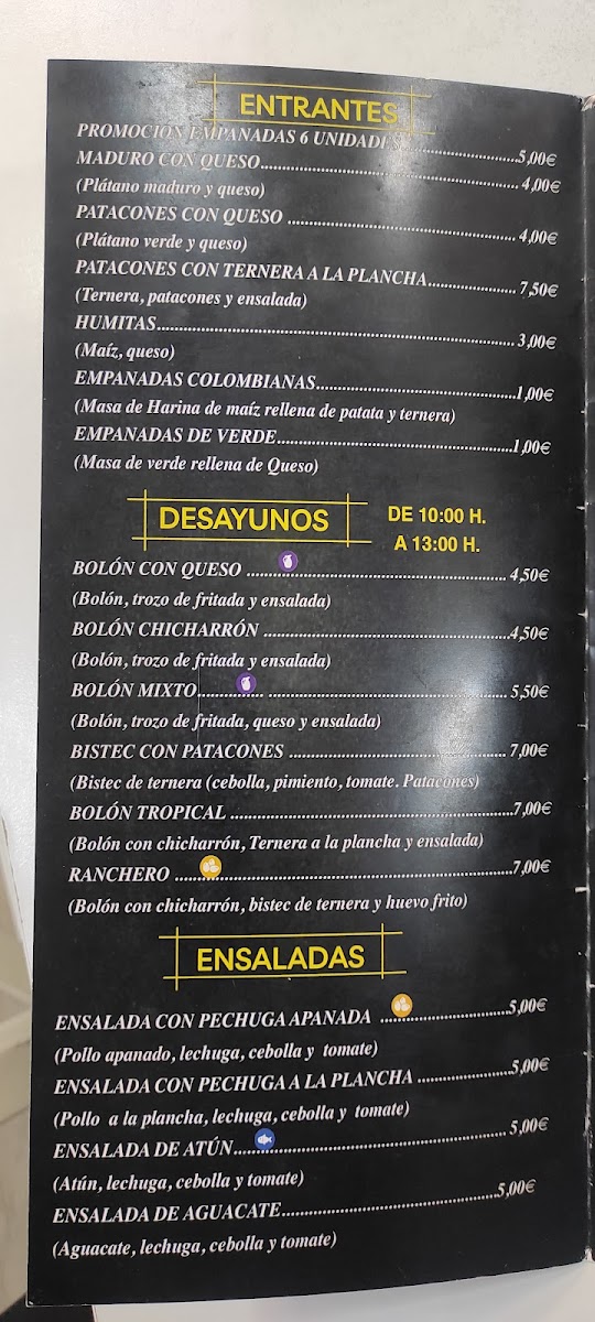 Menu Restaurante Latino El Tropical-2