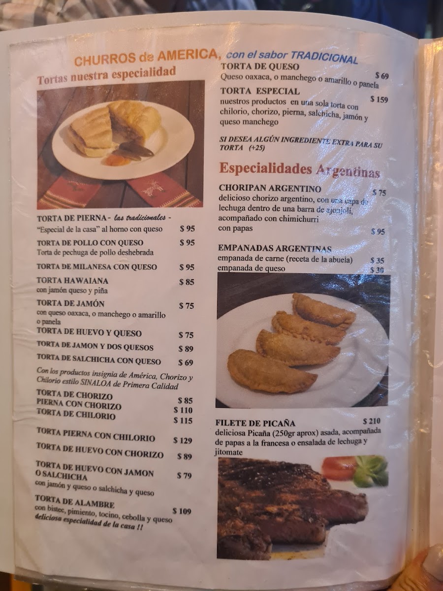 Menu Restaurante Los Churros De América-10