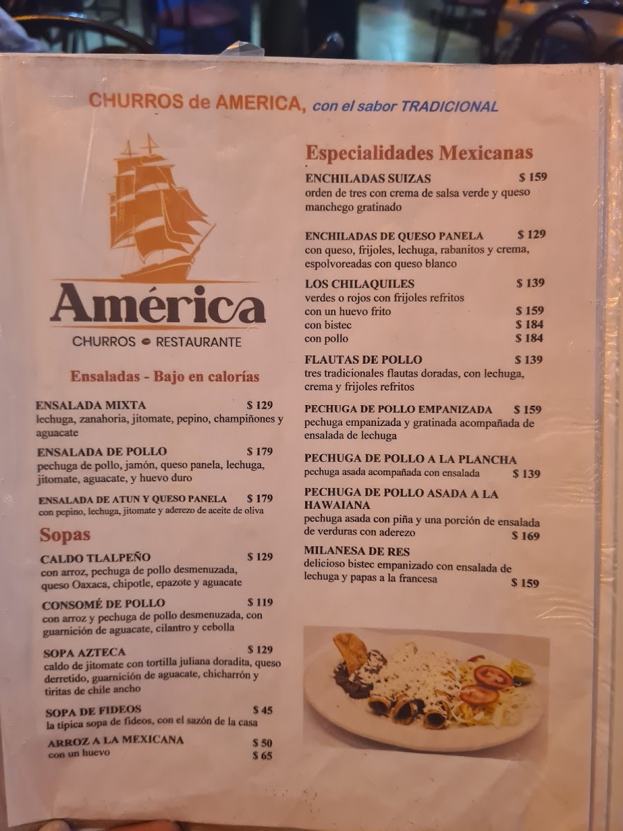 Menu Restaurante Los Churros De América-4