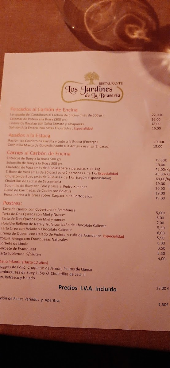 Menu Restaurante Los Jardines De La Brasería-6
