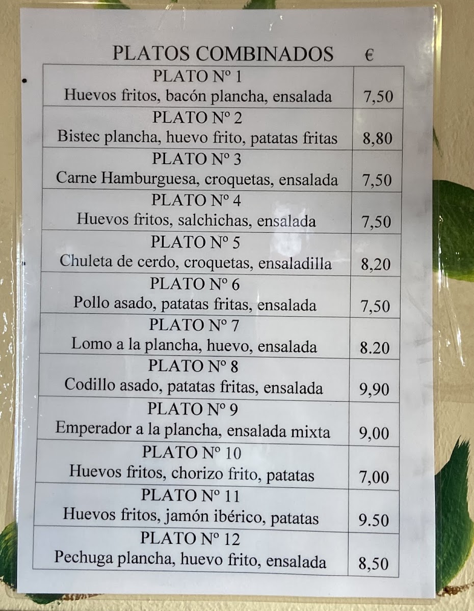 Menu Restaurante Los Olivos-2
