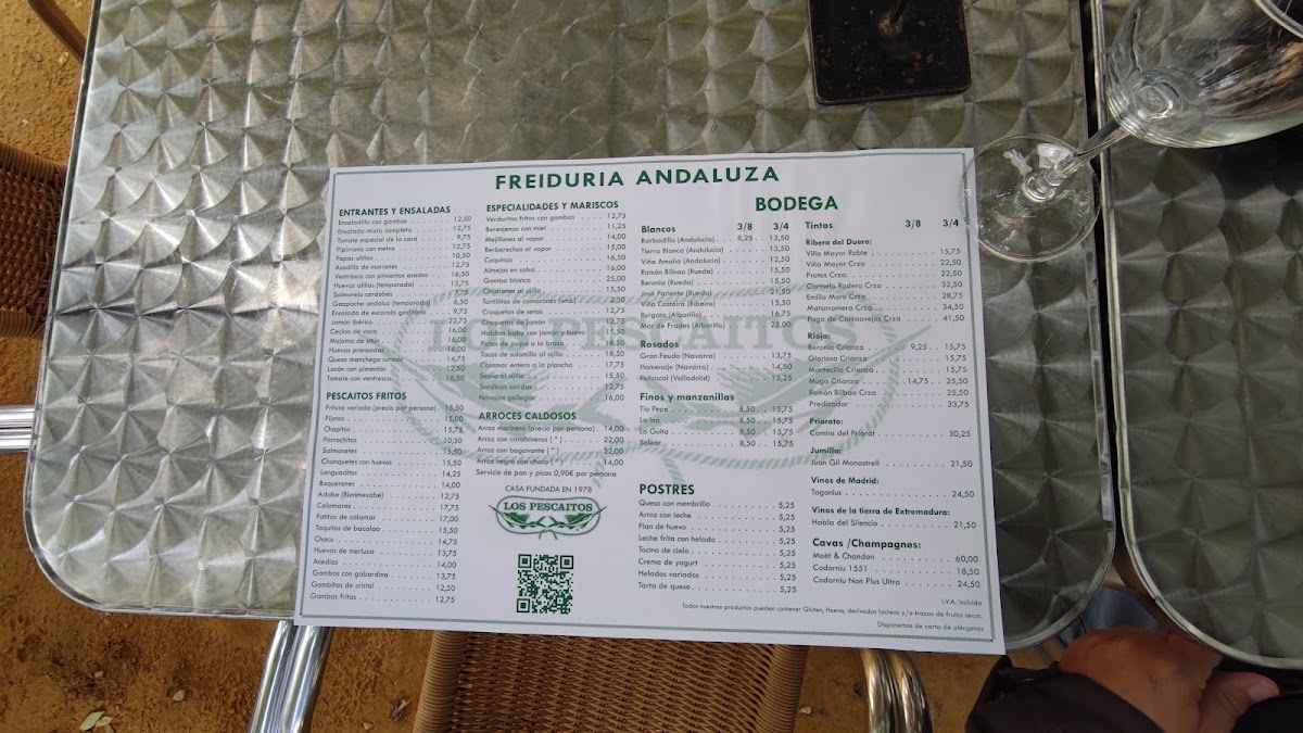 Menu Restaurante Los Pescaítos-6