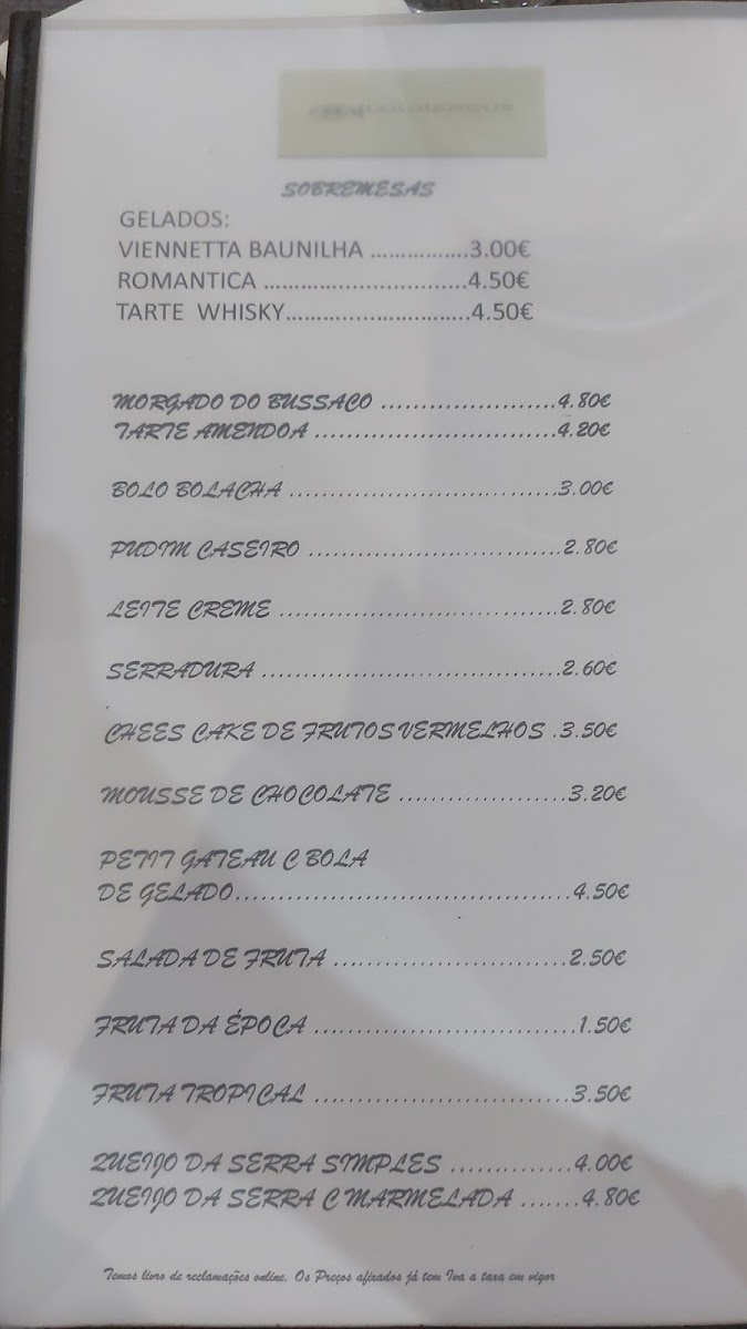 Menu Restaurante Lourenços-4