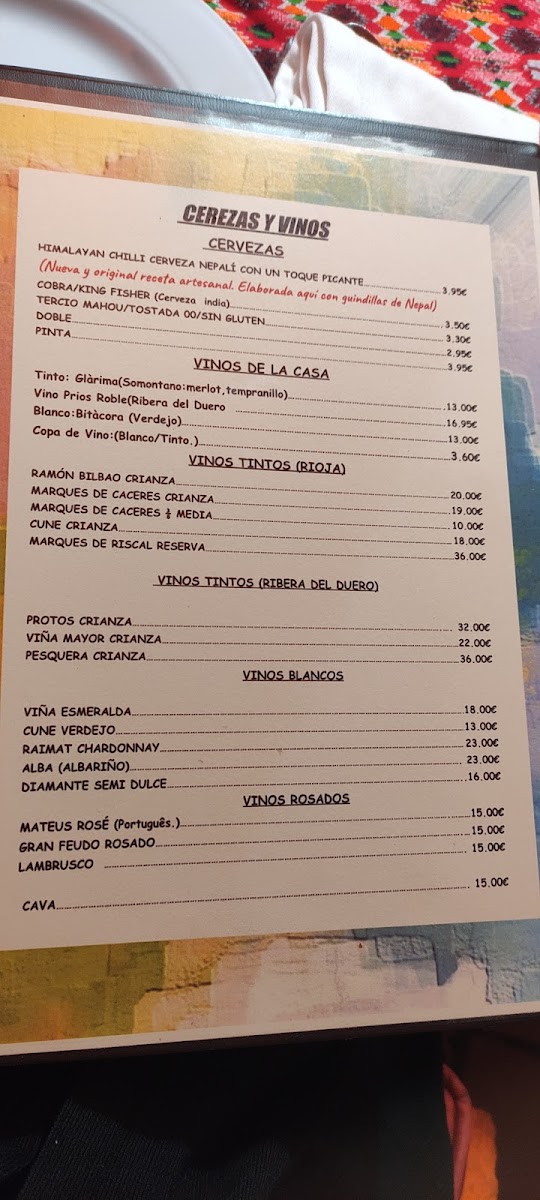 Menu Restaurante Lukla-3