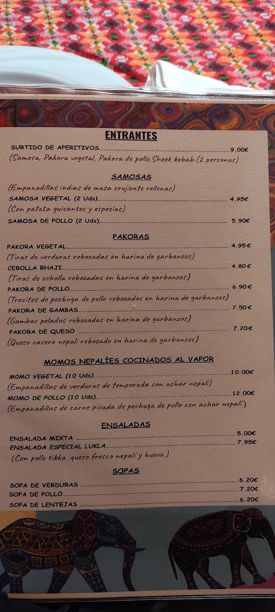 Menu Restaurante Lukla-5