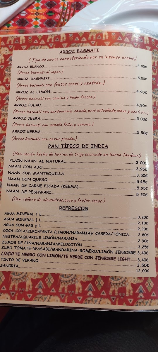 Menu Restaurante Lukla-7