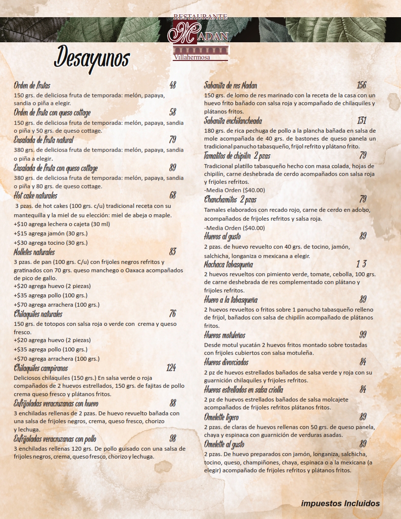 Menu Restaurante Madan-6