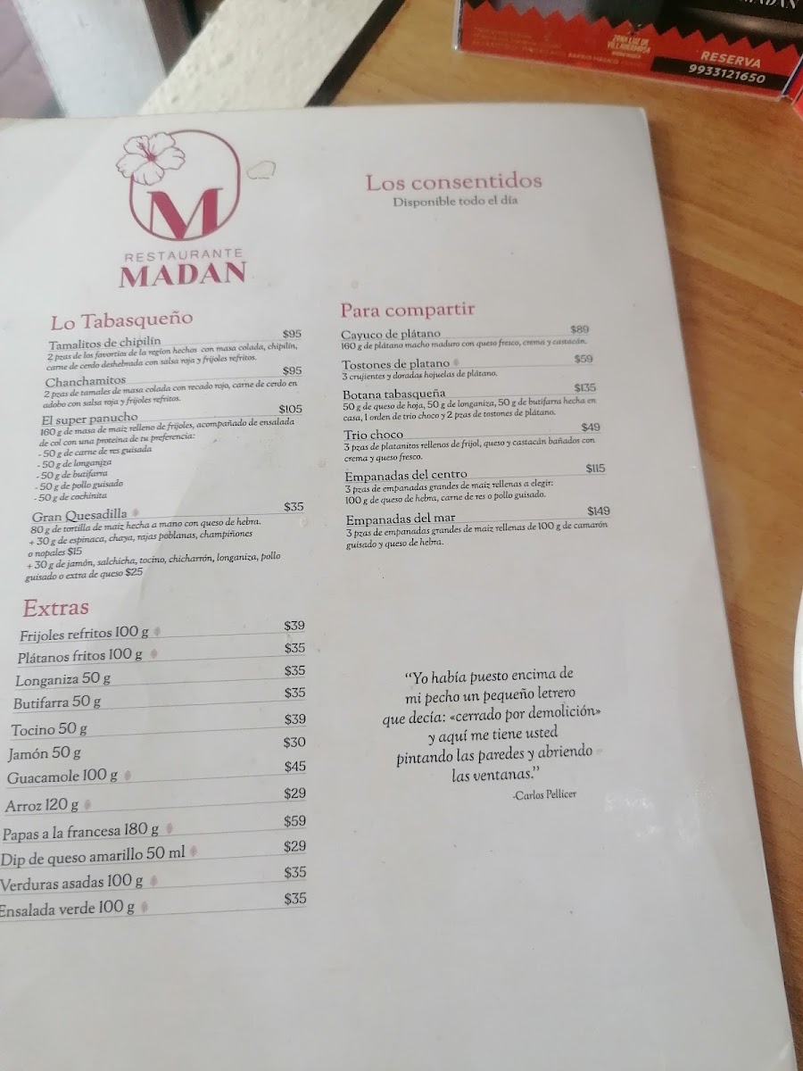 Menu Restaurante Madan-7