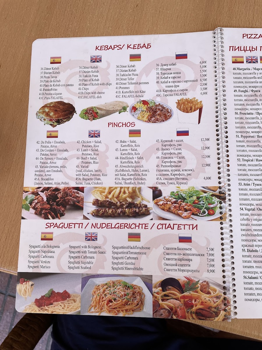 Menu Restaurante Madrid Turco Doner Kebab Pizza-9