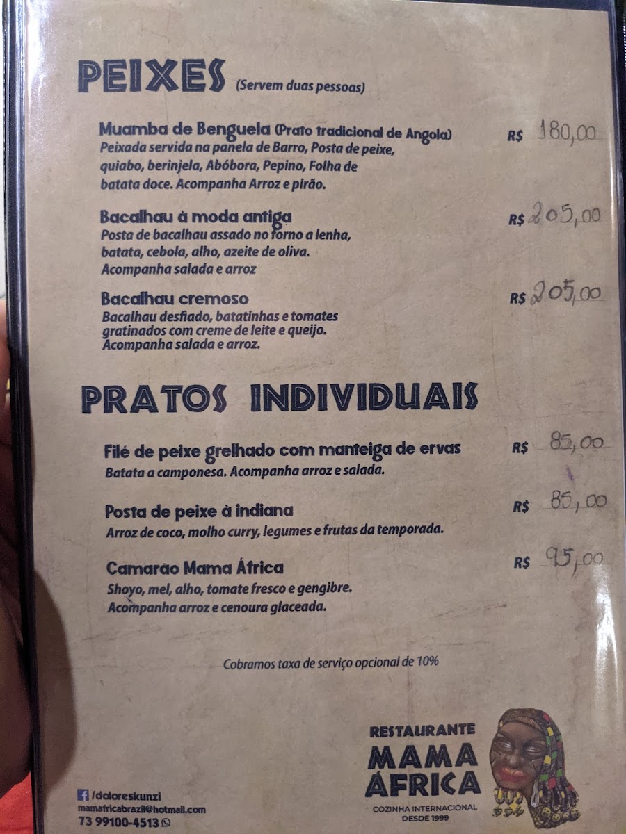 Menu Restaurante Mama África-3
