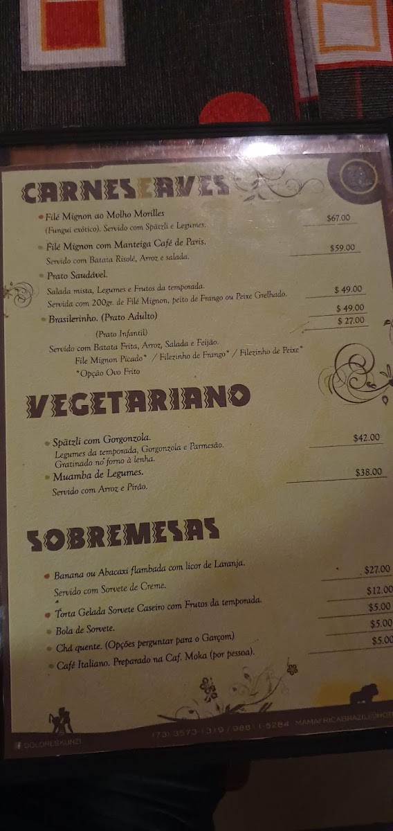 Menu Restaurante Mama África-8