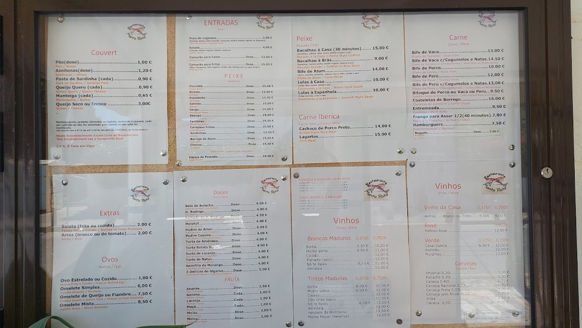 Menu Restaurante Manta Rota-1