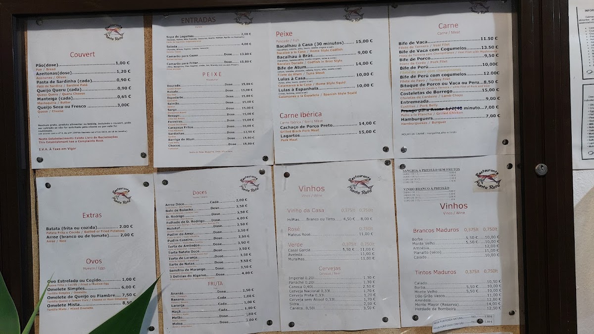 Menu Restaurante Manta Rota-4