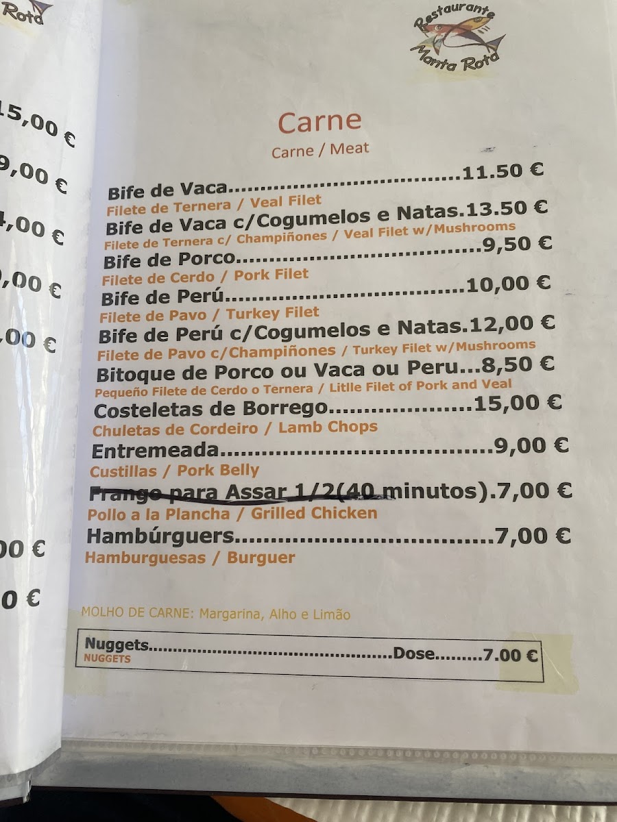 Menu Restaurante Manta Rota-5