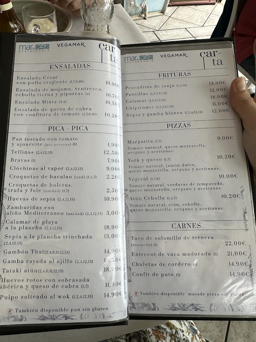 Menu Restaurante Mar De Oro-8