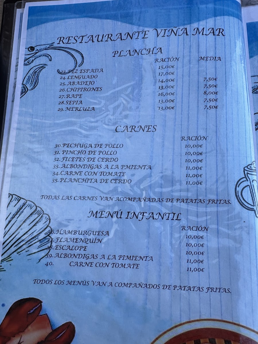 Menu Restaurante Marymar-2