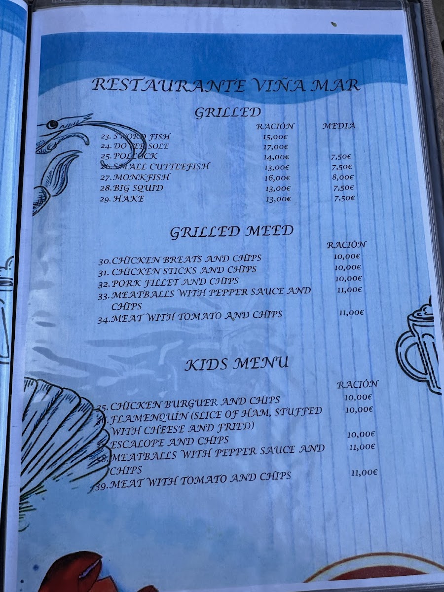 Menu Restaurante Marymar-5