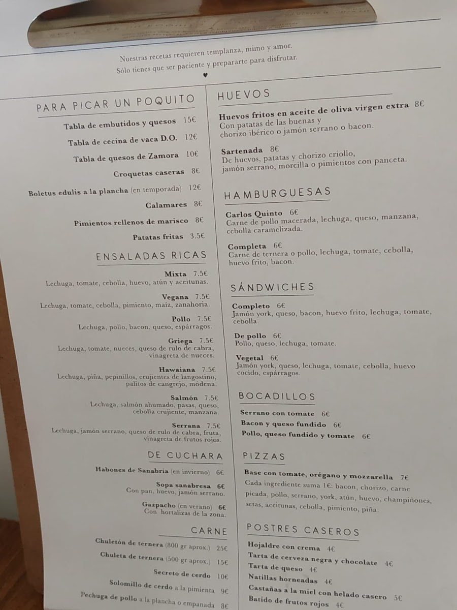 Menu Restaurante - Mesón Abelardo-10