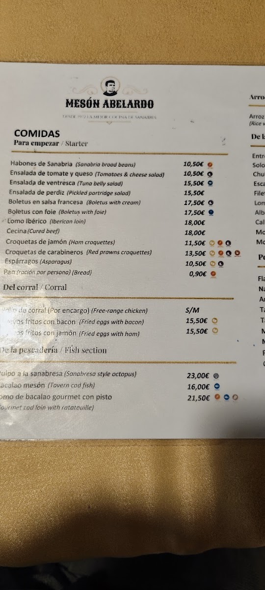 Menu Restaurante - Mesón Abelardo-6