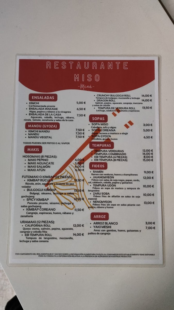Menu Restaurante Miso-9