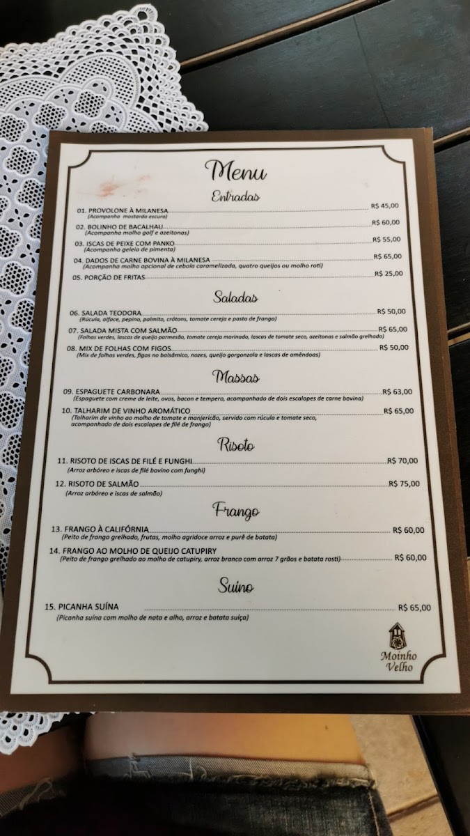 Menu Restaurante Moinho Velho-2