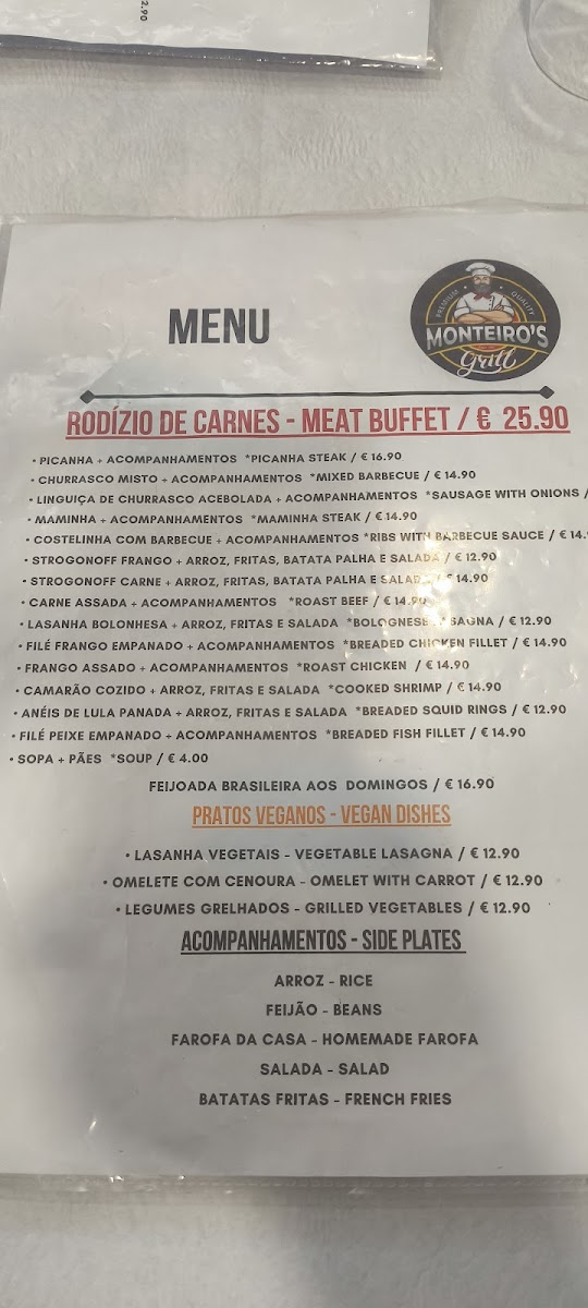 Menu Restaurante Monteiro's Grill Na Consolacao Em Peniche-1