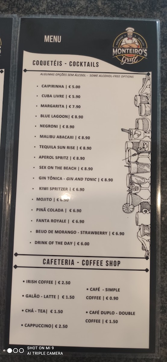 Menu Restaurante Monteiro's Grill Na Consolacao Em Peniche-9
