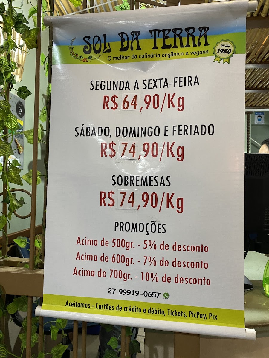 Menu Restaurante Natural Sol Da Terra-1