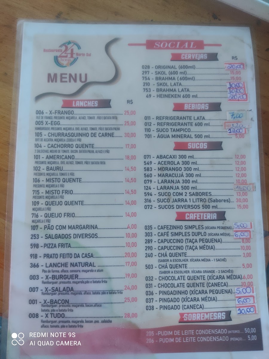 Menu Restaurante Norte Sul 24 Horas-2