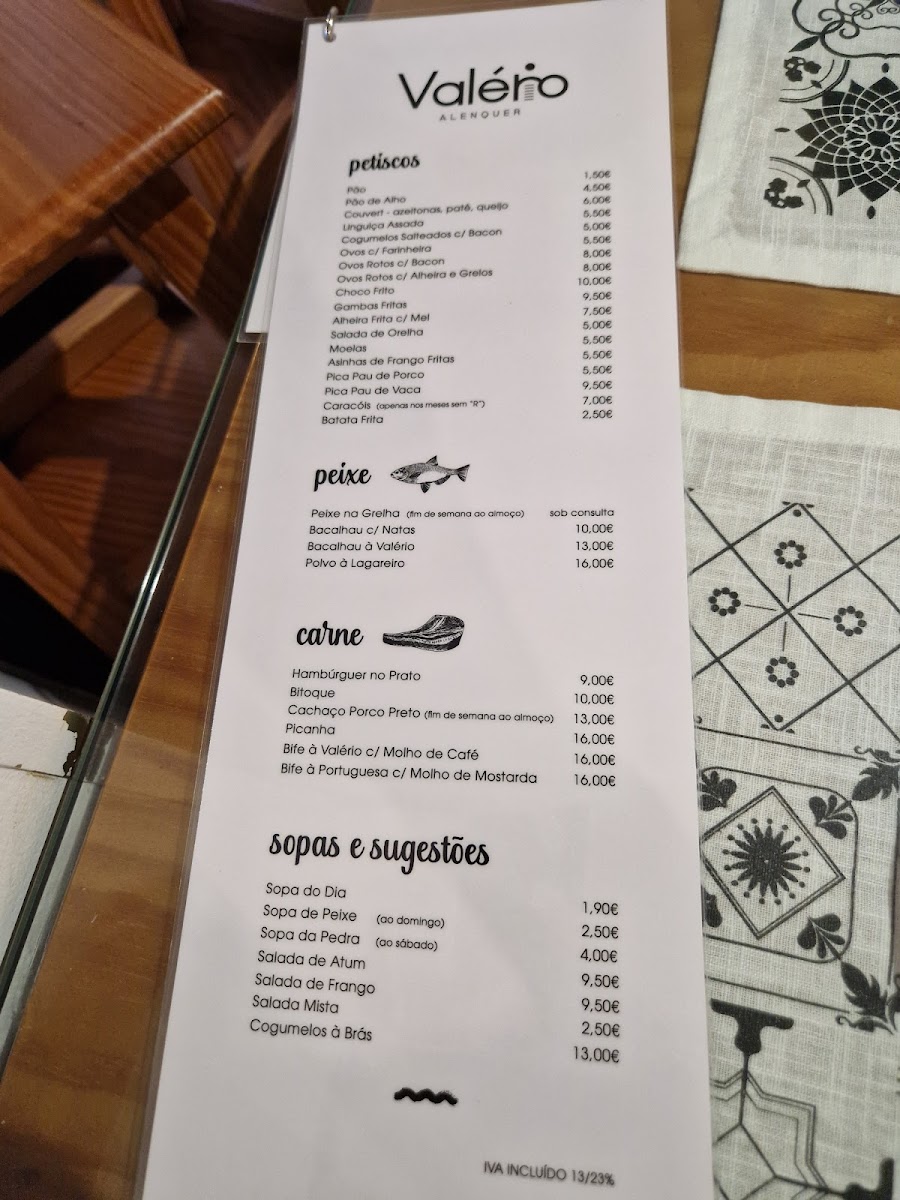 Menu Restaurante O Valério-1