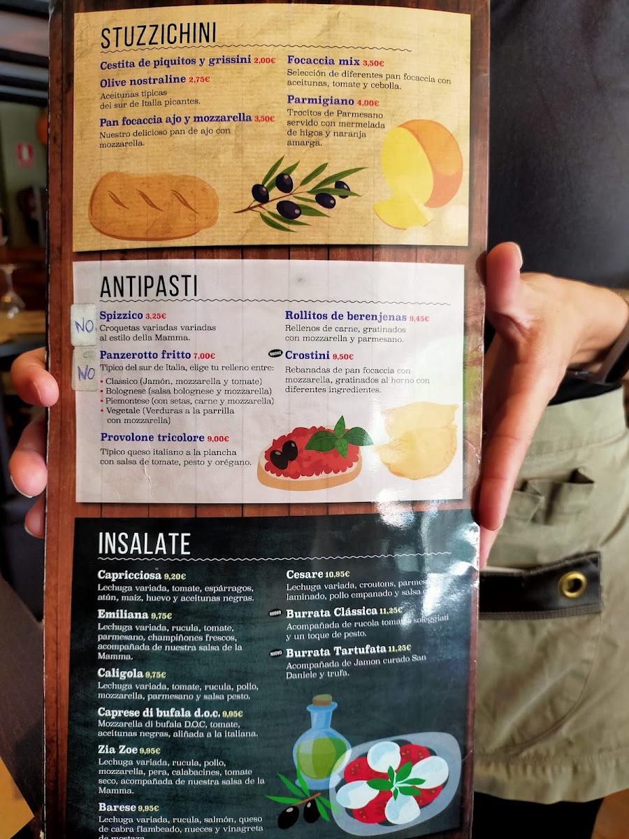 Menu Restaurante O'mamma Mia-10