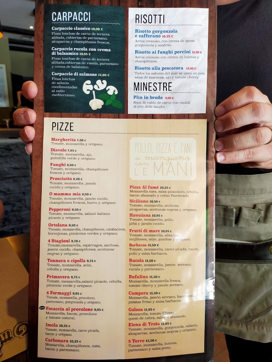 Menu Restaurante O'mamma Mia-5