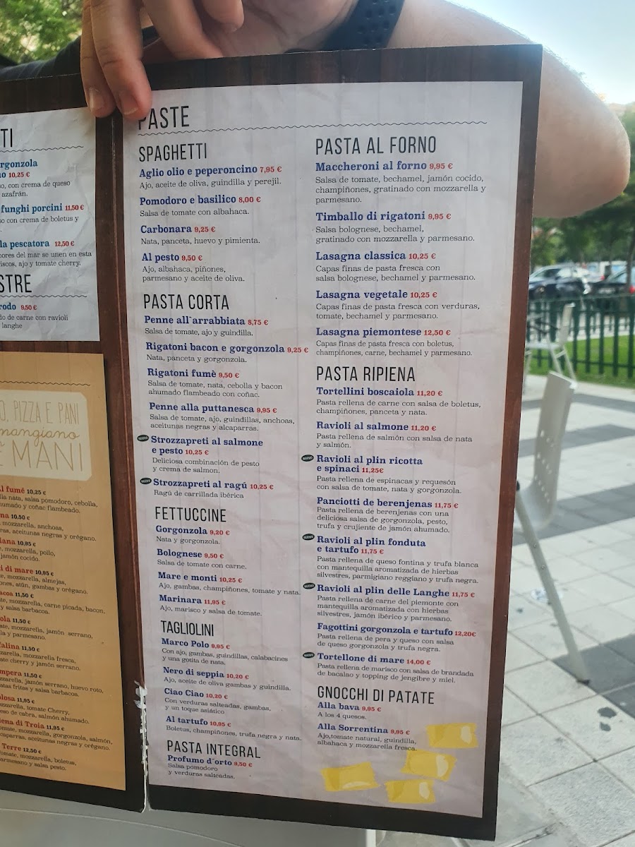 Menu Restaurante O'mamma Mia-7