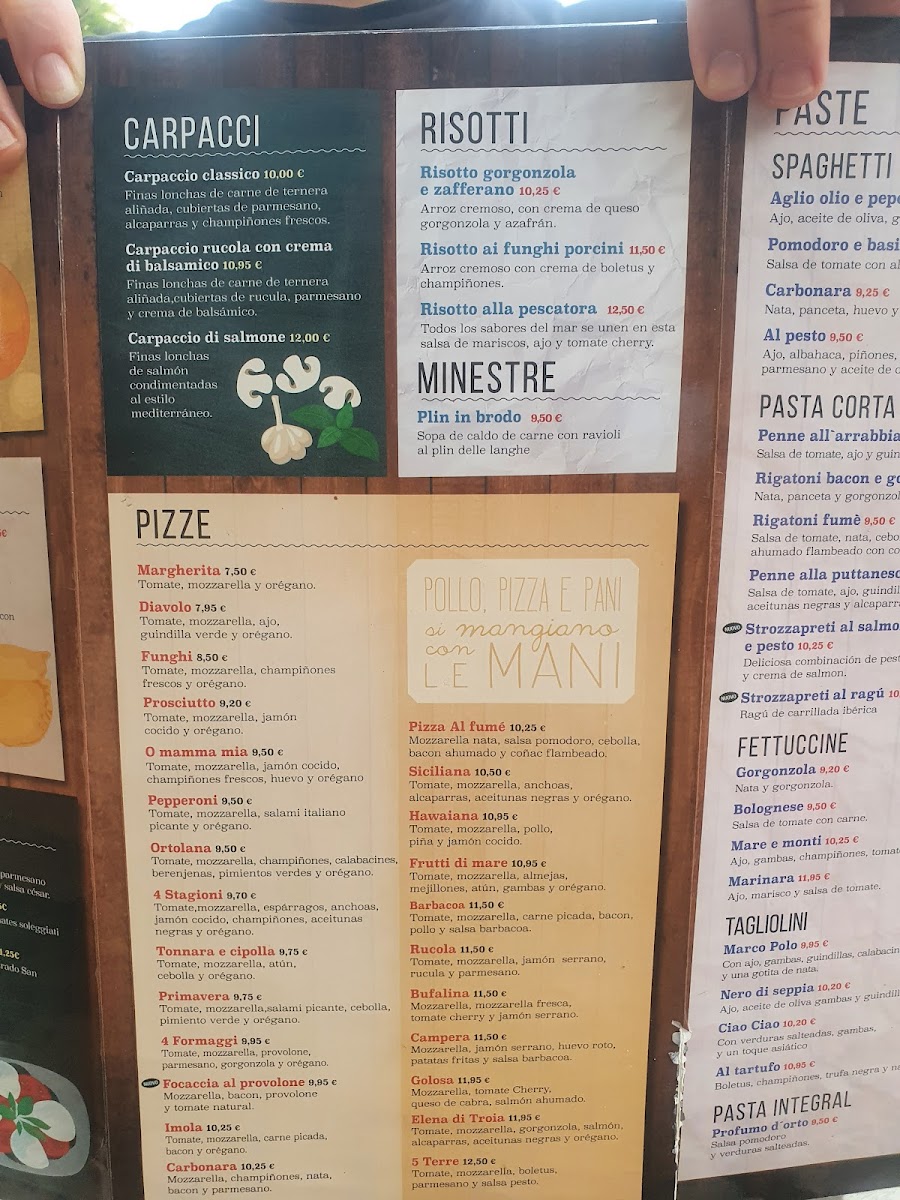 Menu Restaurante O'mamma Mia-8