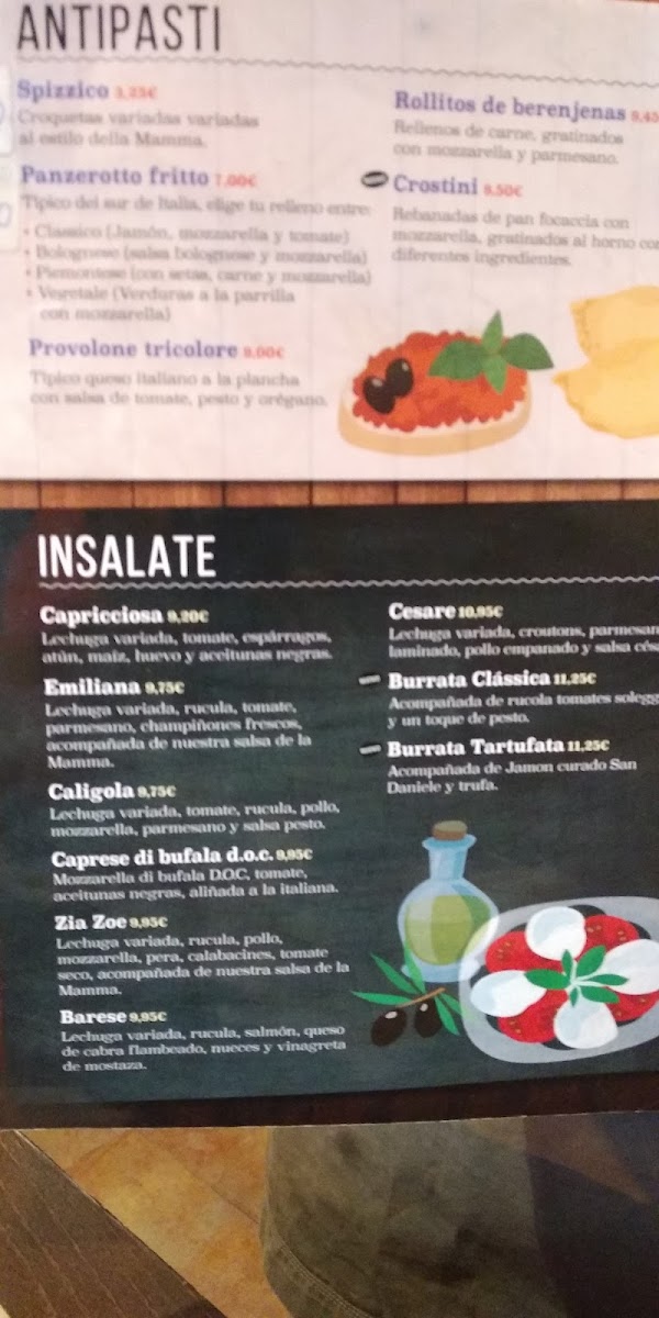 Menu Restaurante O'mamma Mia-9