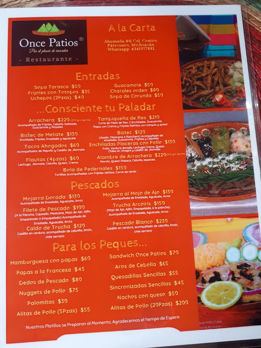 Menu Restaurante Once Patios-4