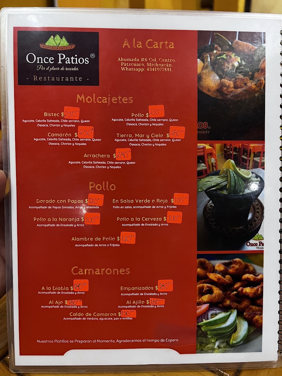 Menu Restaurante Once Patios-5