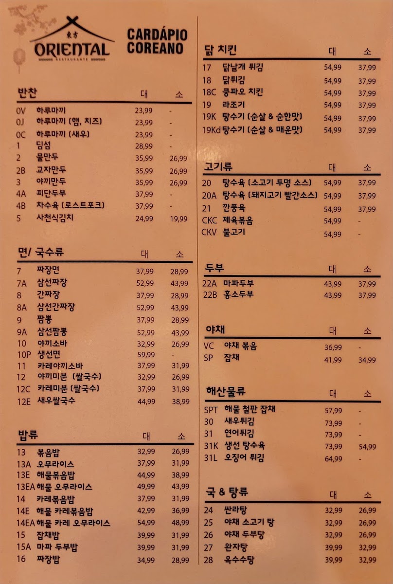 Menu Restaurante Oriental Foz-7