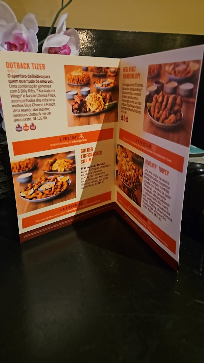 Menu Restaurante Outback Steakhouse-1