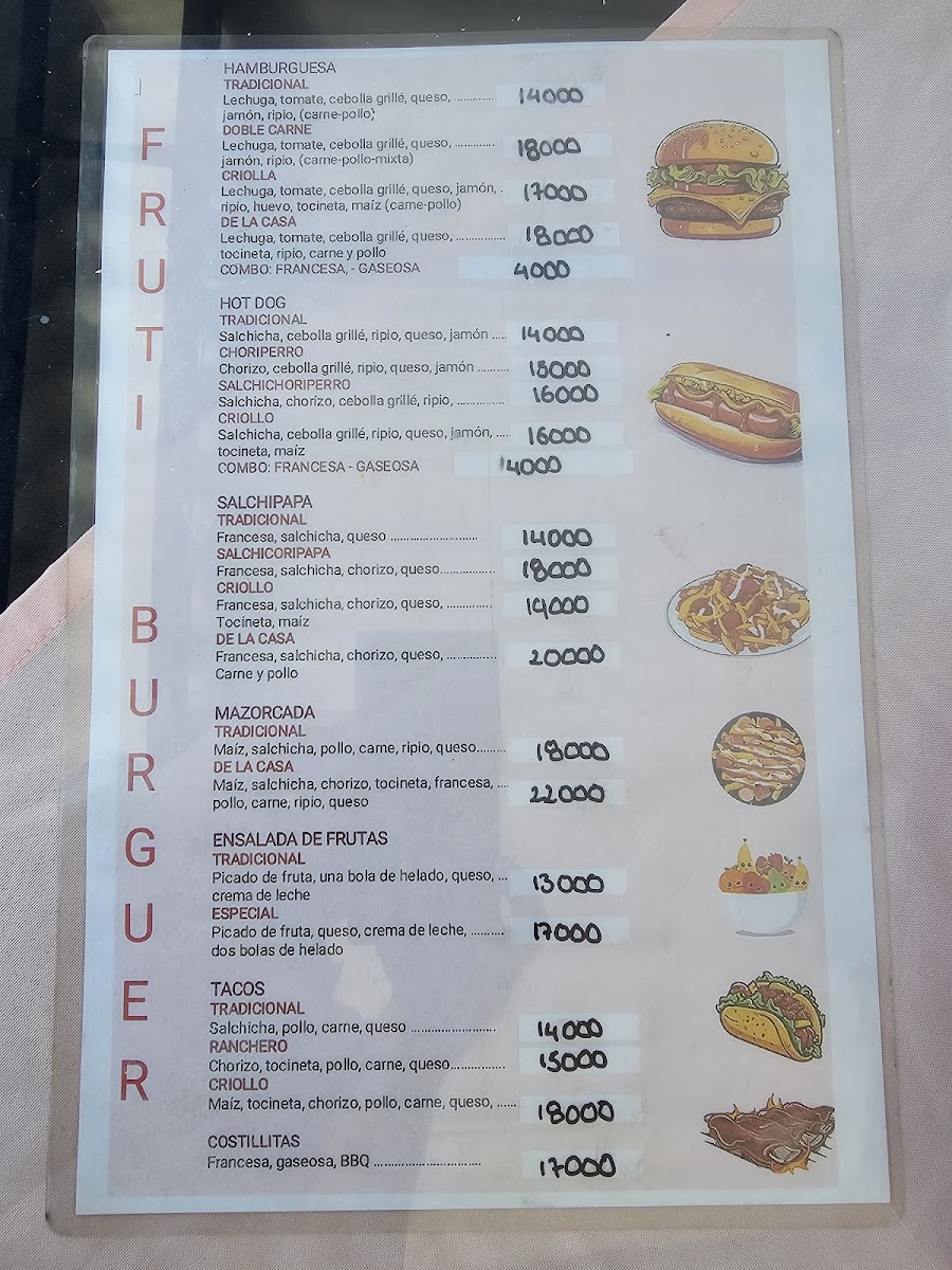 Menu Restaurante - Parador El Santandereano-1