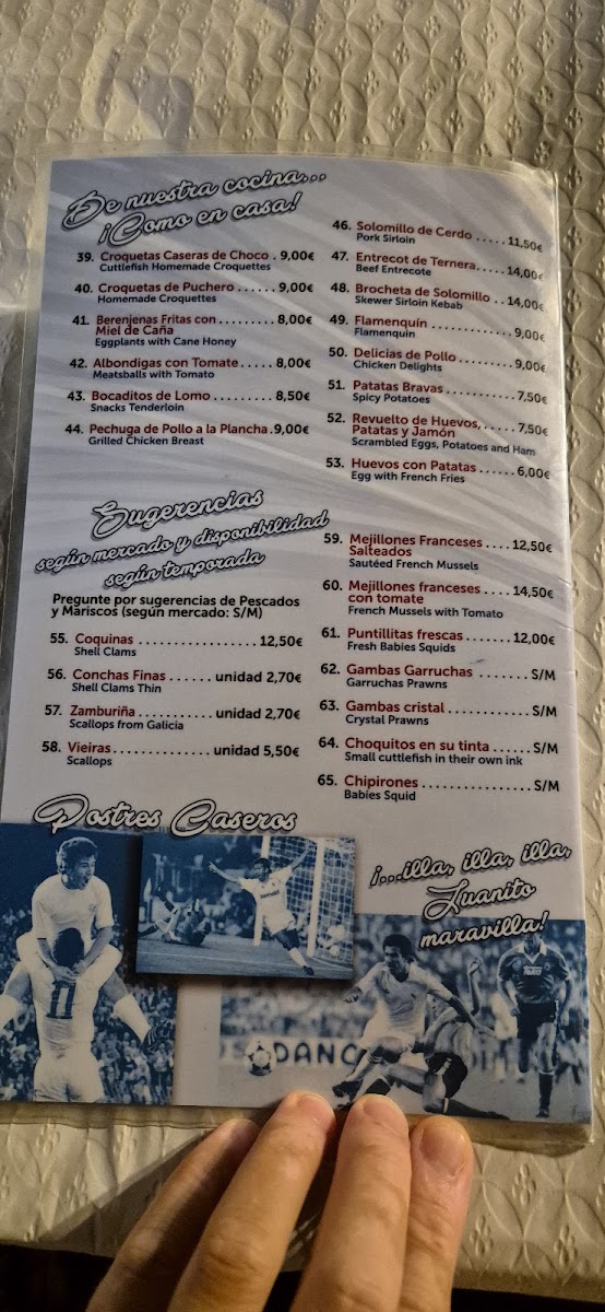 Menu Restaurante Peña Juanito-5