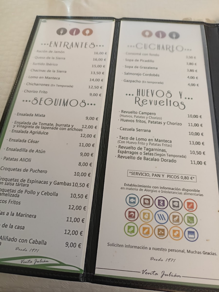 Menu Restaurante Pensión Venta Julián-10